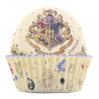 Cápsulas de cupcake da escola de Hogwarts - 30 unidades