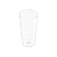 Copos de plástico catavino 100 ml transparente - 10 unid.