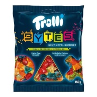 Rebuçados de goma coloridos - Trolli Bytes - 150 g