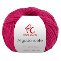 Algodão grosso de 100 gr - Rosas Crafts