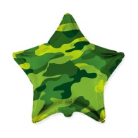 Balão Estrela Militar 45 cm - Festa Conver