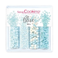 Kit de granulado azul sortido 64 gr - Scrapcooking