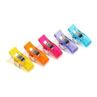 Clipes de pano 2,6 cm de cor - Trevo - 10 pcs.