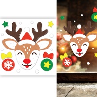 Decoração adesiva de gel de Rena