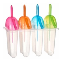 Forma para picolés de cores vivas - 4 cavidades