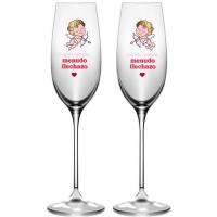 Taça de champanhe Cupido 190 ml - 2 unidades