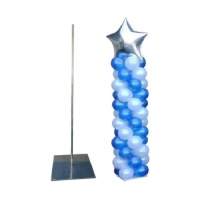 Coluna de balão com 2,10 m de base quadrada - 7 peças - Liragram