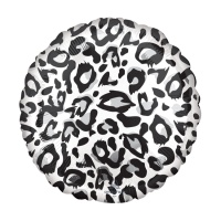 Balão redondo branco com estampado de leopardo 43 cm - Anagrama