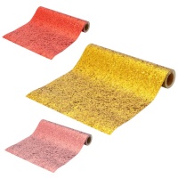 Caminho de mesa glitter de 0,30 x 1,50 m - 1 unidade