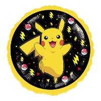 Balão de Pokemon preto de 43 cm