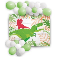 Kit de balões e cartazes Dinossauro Pré-histórico - Eurofiestas