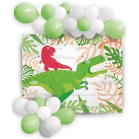 Kit de balões e cartazes Dinossauro Pré-histórico - 31 peças