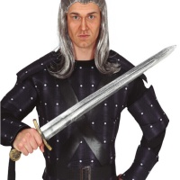 Espada prateada de 75 cm