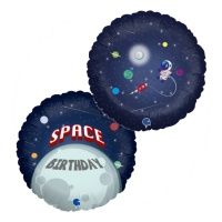 Balão de aniversário espacial 46 cm - Grabo