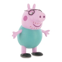 Figura para bolo de Papa Pig de 7 cm - 1 unidade