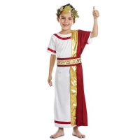 Fato de senador romano para crianças
