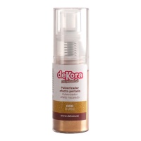 Spray comestível efeito pérola dourada 10 gr - Dekora