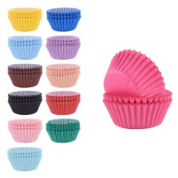 Cápsulas para cupcakes coloridas - PME - 60 unidades
