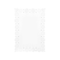 Guardanapo de papel branco retangular de 34 x 41 cm - 100 unidades