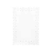 Guardanapos rectangulares de papel branco 34 x 41 cm - 100 unid.