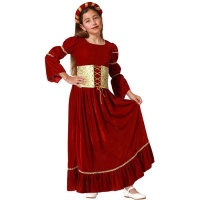 Fatos de Rainha Donzela Medieval para rapariga