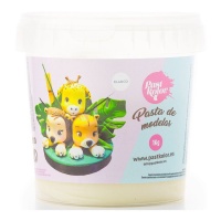 Pasta de modelação branca 1 Kg - Pastkolor
