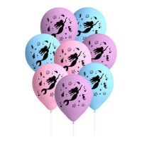 Balões de látex sereia 27 cm - 8 unidades