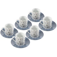 Copo de café hidráulico de 90 ml - 6 serviços