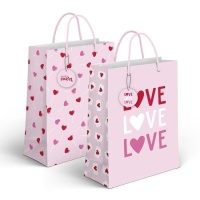 Saco de oferta Sweet Love 45 x 33 x 10 cm - 1 unid.