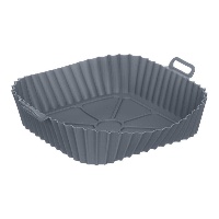 Molde de 20,5 cm para fritadeira de ar de 2,5 a 5 L quadrado silicone