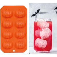 Molde de silicone para cubos de abóbora 22 x 12 cm - 8 cavidades