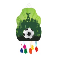 Piñata campeã de futebol de 33 x 46 cm