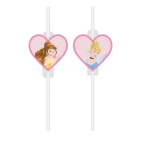 Palhinhas Disney Princess 22 cm - 4 pcs.