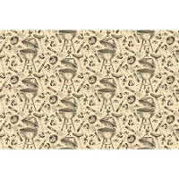 Toalha de mesa para churrasco 1,80 x 1,20 m