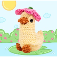 Kit de Amigurumis - Quacky, o pato - DMC