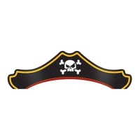 Chapéus de pirata - 8 peças