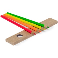 Lápis de cores fluorescentes - 4 unidades