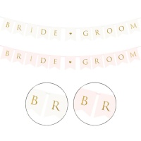 Bandeirolas de Bride Groom de 2,50 m