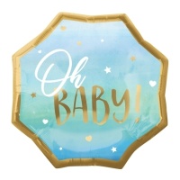 Oh Baby! balão de estrela azul 55 x 55 cm - Anagrama