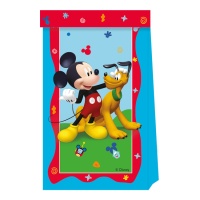 Sacos de papel azuis do rato Mickey - 4 unidades