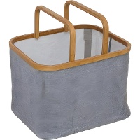 Porta-revistas em bambu 40,5 x 33 x 40 cm - 1 unidade