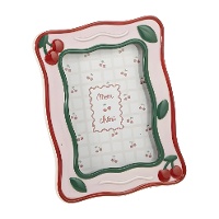 Moldura para foto 10 x 15 cm Coquette com cerejas