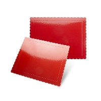 Base para bolos 30 x 25 x 0,3 cm colorida - 5 unidades