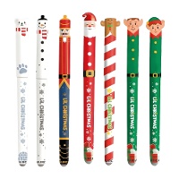 Caneta mágica de Natal com motivos natalícios - 1 unidade