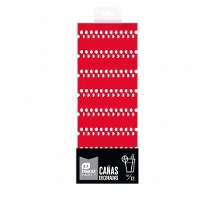 Palhinhas de papel com bolinhas 20 cm - 12 unid.