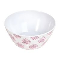 Tigela de 13 cm malva estampada