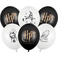 Balões de látex Harry Potter de 30 cm - 6 unidades