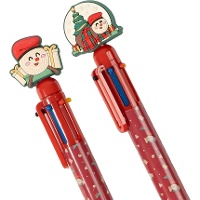 Caneta multicolorida Tió de Nadal - 1 unidade