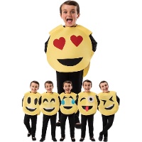 Fato de emoticon para crianças