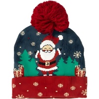 Gorro de Papai Noel com pompom